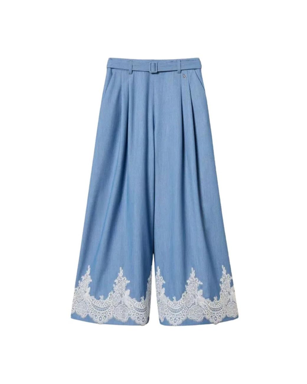 Twinset Blue Wide Trousers