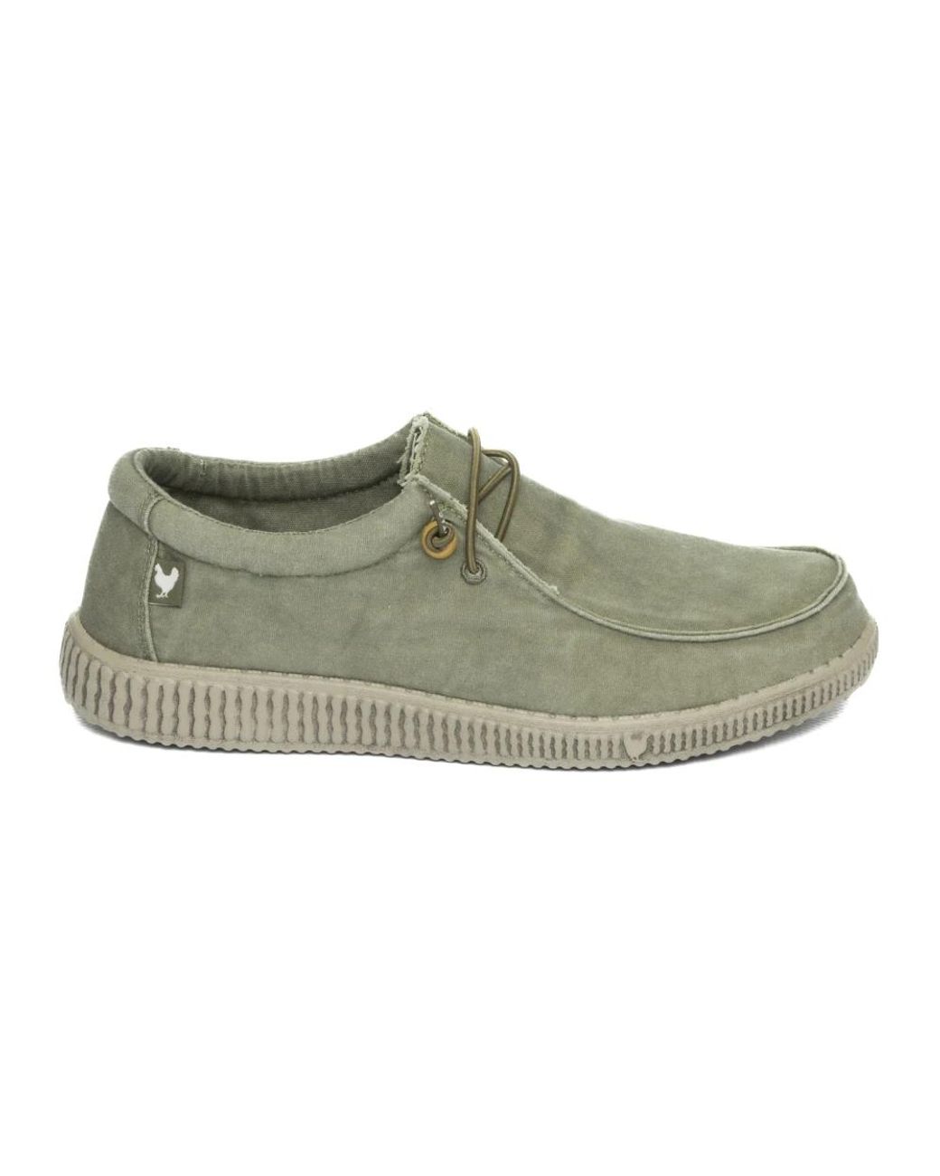 WALK IN PITAS Green Laced Shoes for men