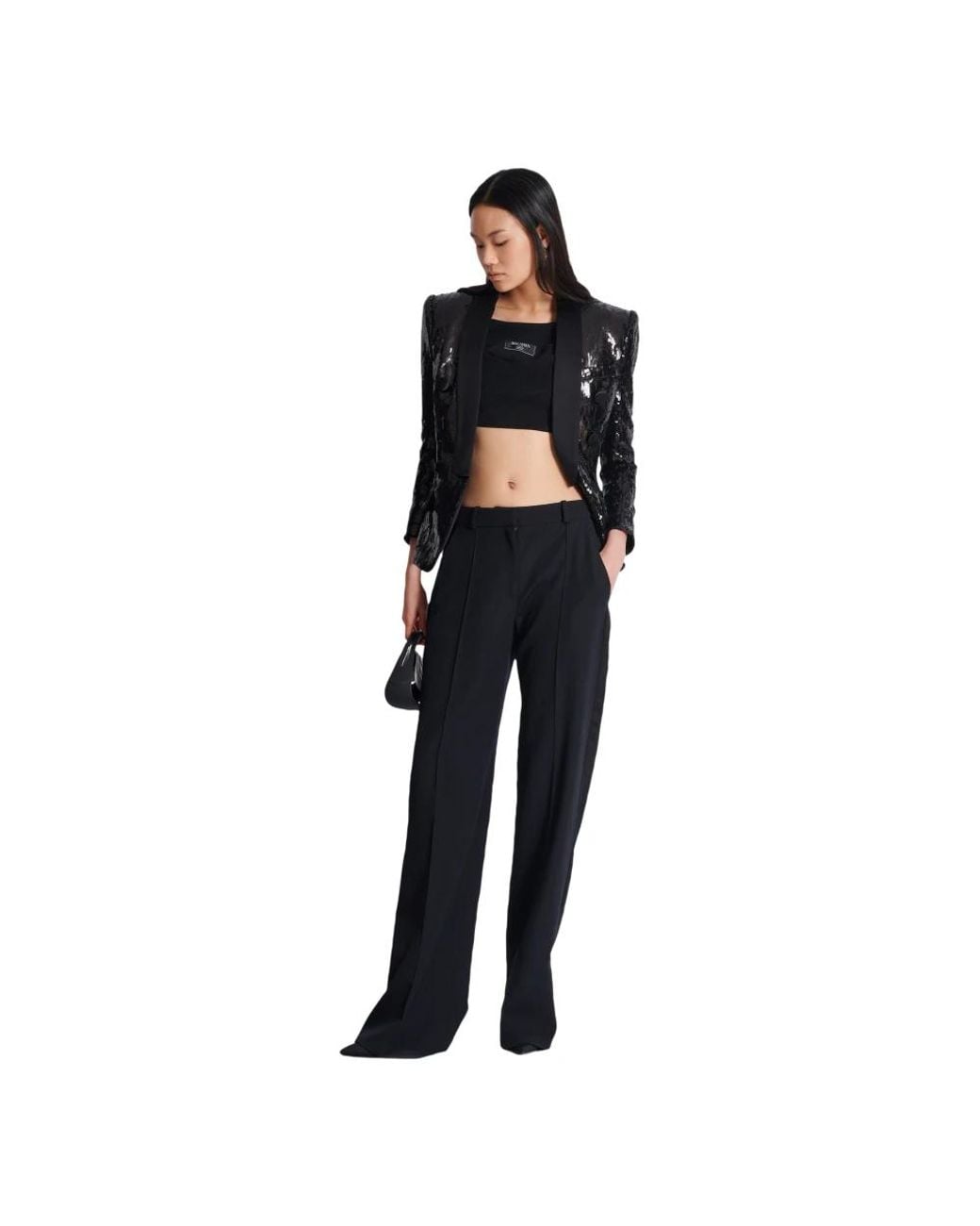 Blazers Balmain de color Black