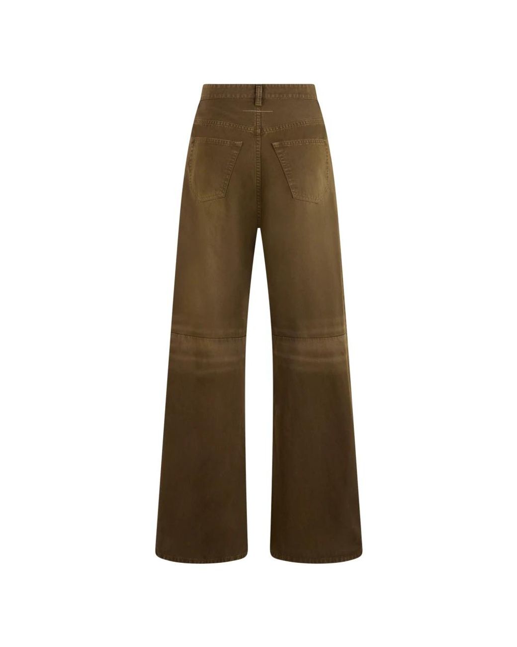 MM6 by Maison Margiela Brown Wide Jeans