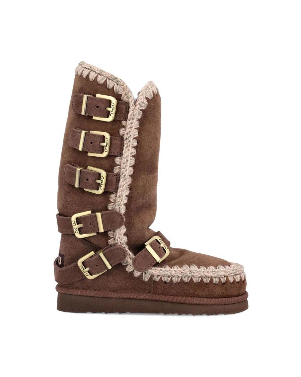 Mou Brown Eskimo 40 Buckle Straps