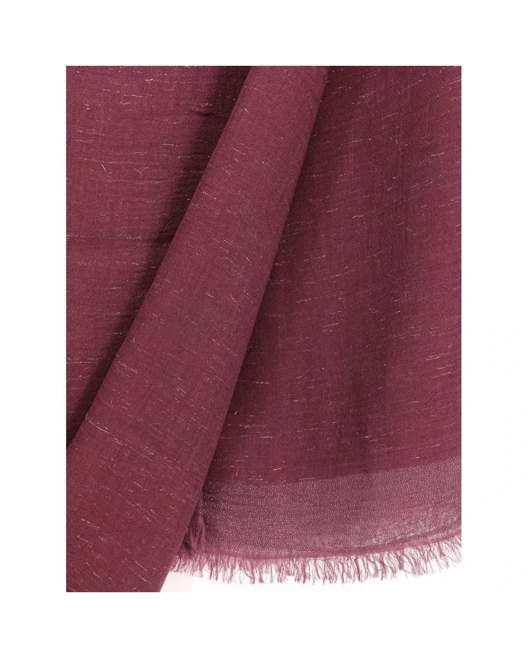 Faliero Sarti Purple Silk Scarves