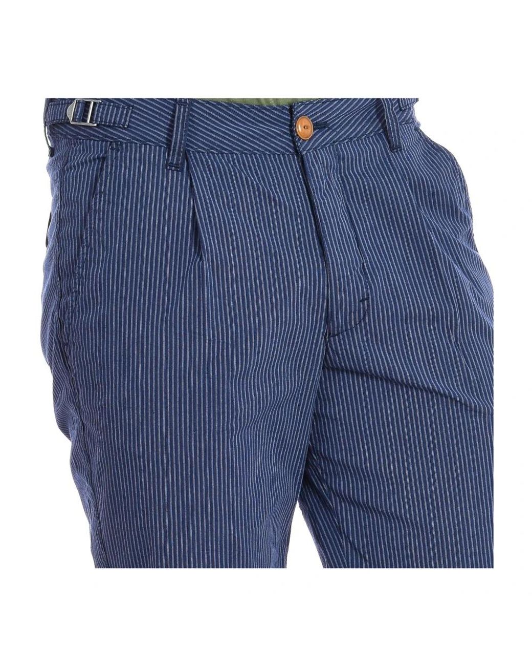 La Martina Blue Casual Shorts for men