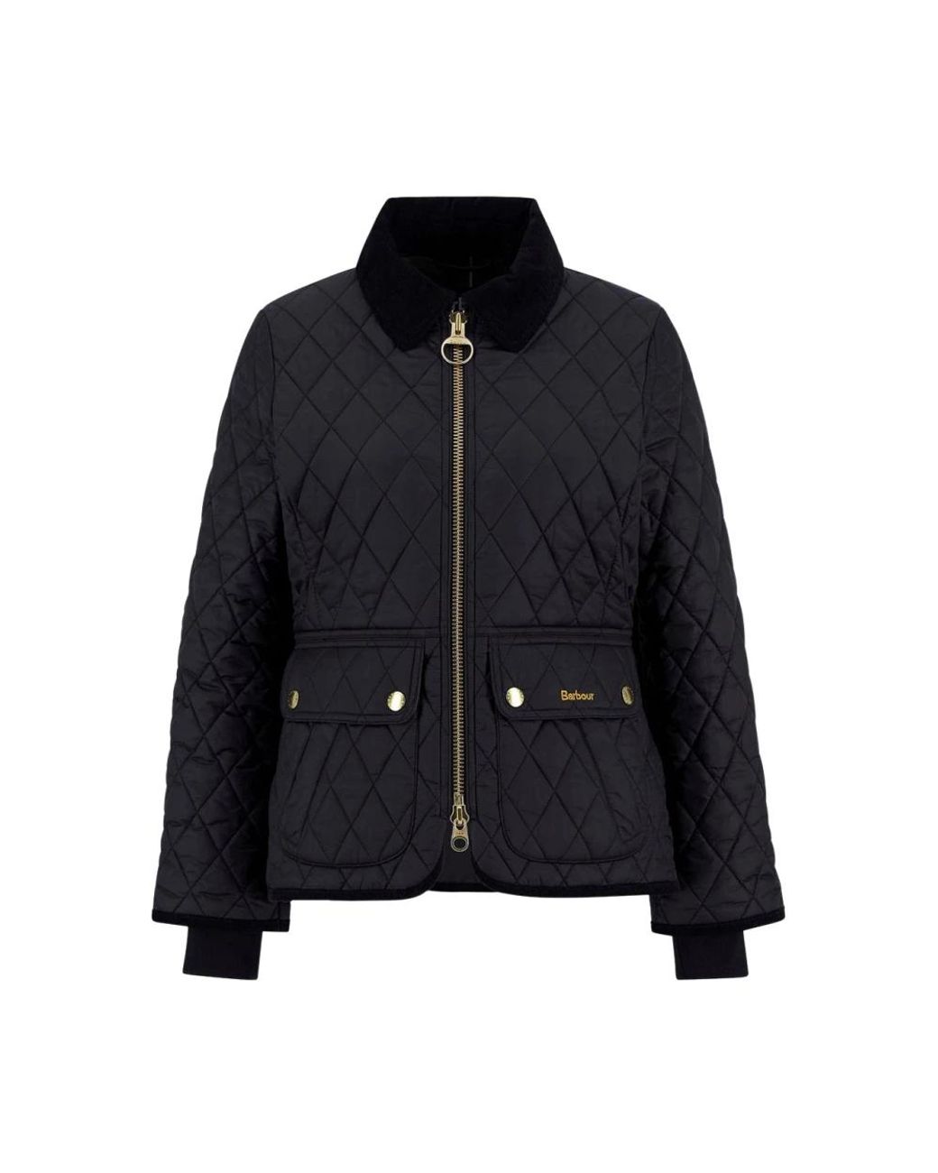 Barbour Jassen ,Zwart ,Katoen Beadnell Doorgestikt Jack in het Black