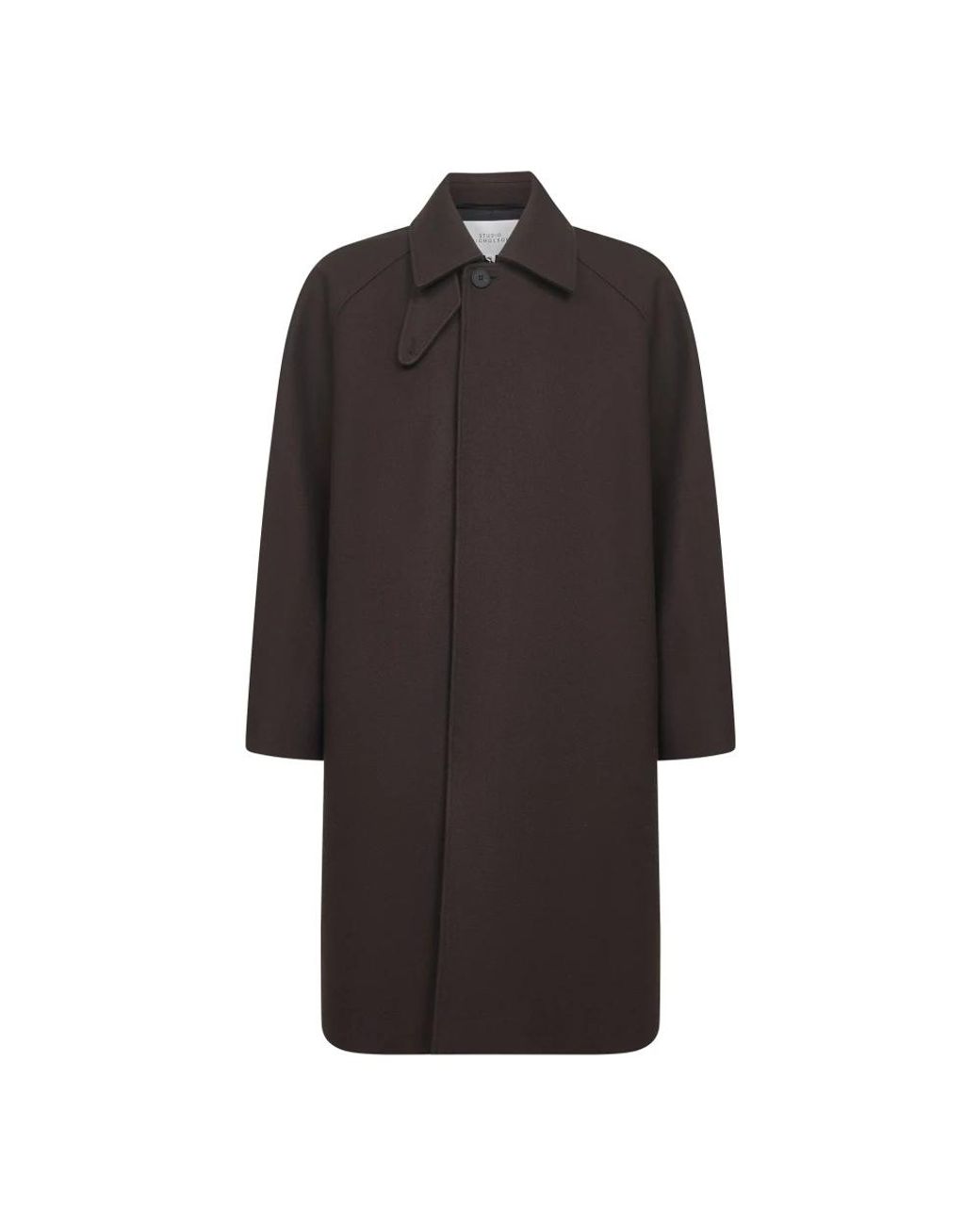 Studio Nicholson Black Single-Breasted Coats for men