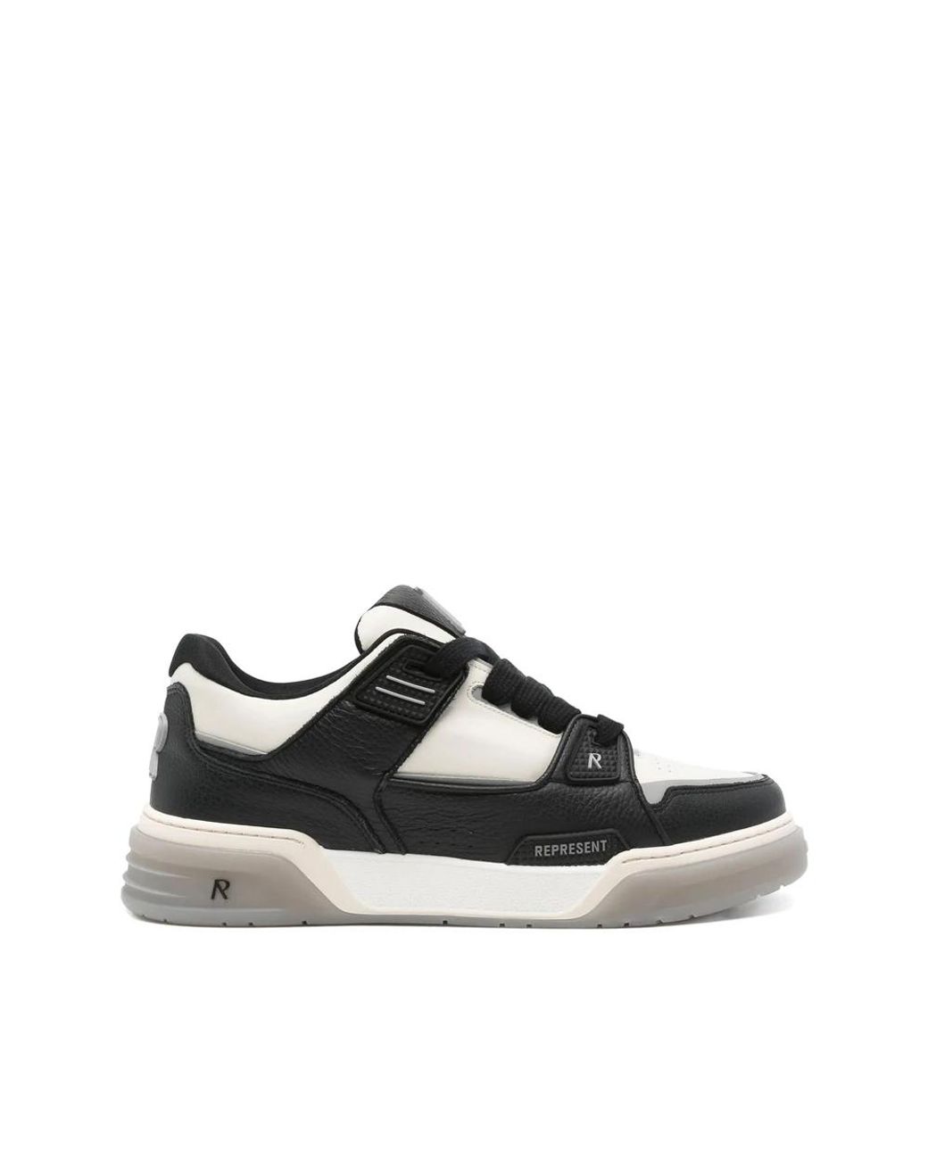 Represent Schoenen ,Veelkleurig ,Leer Studio Sneakers in het Black voor heren