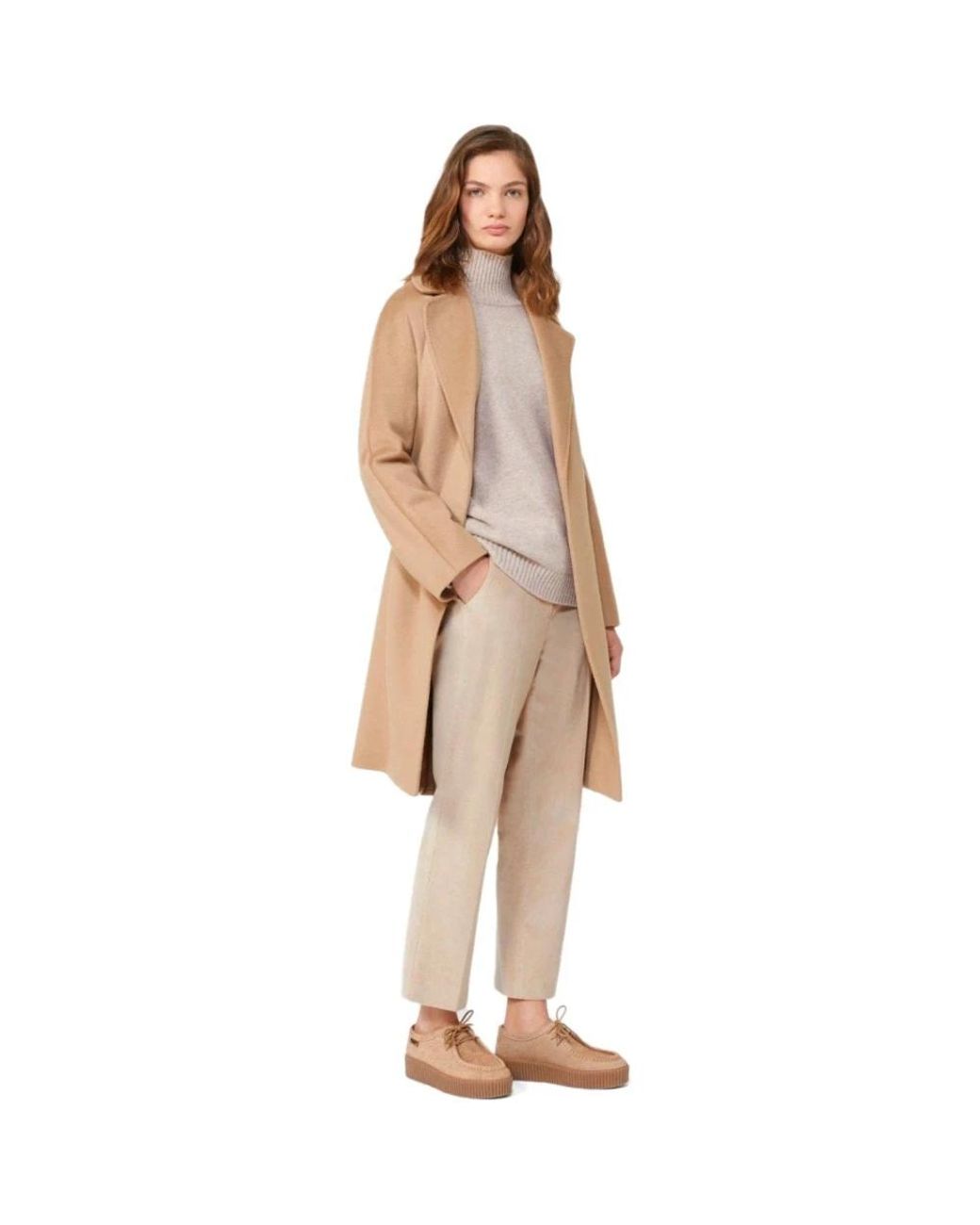Weekend by Maxmara Gray Turtlenecks