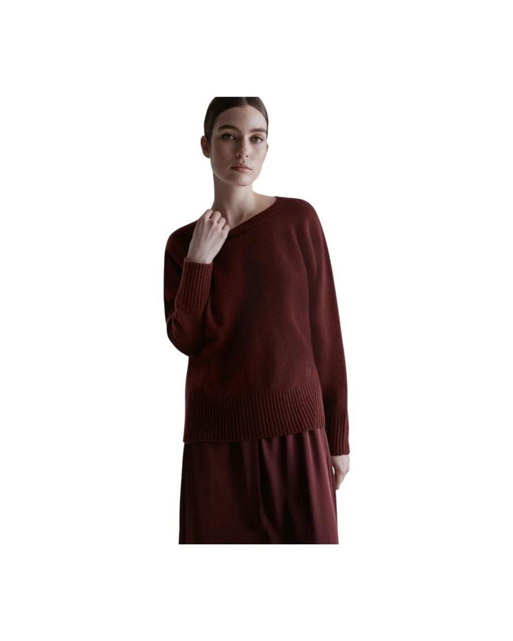 Marella Red Celia Rundhals-Pullover