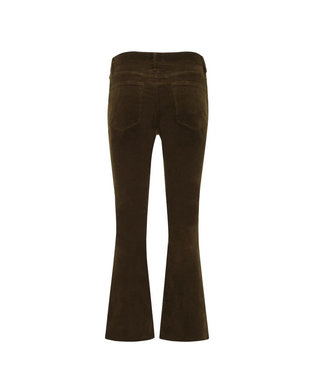 FRAME Brown Cropped Trousers