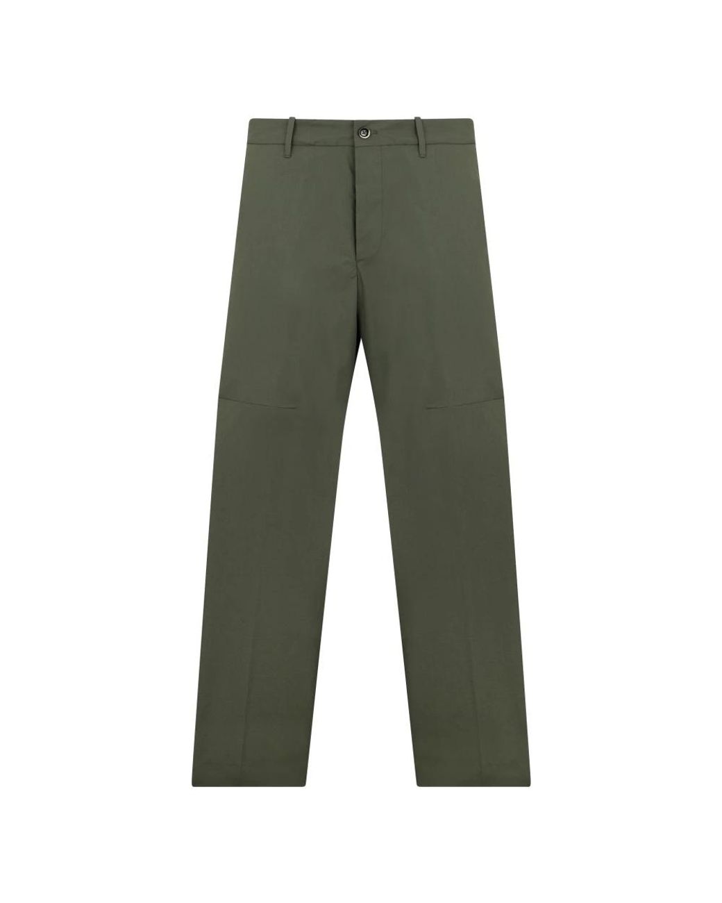 Nine:inthe:morning Green Straight Trousers for men