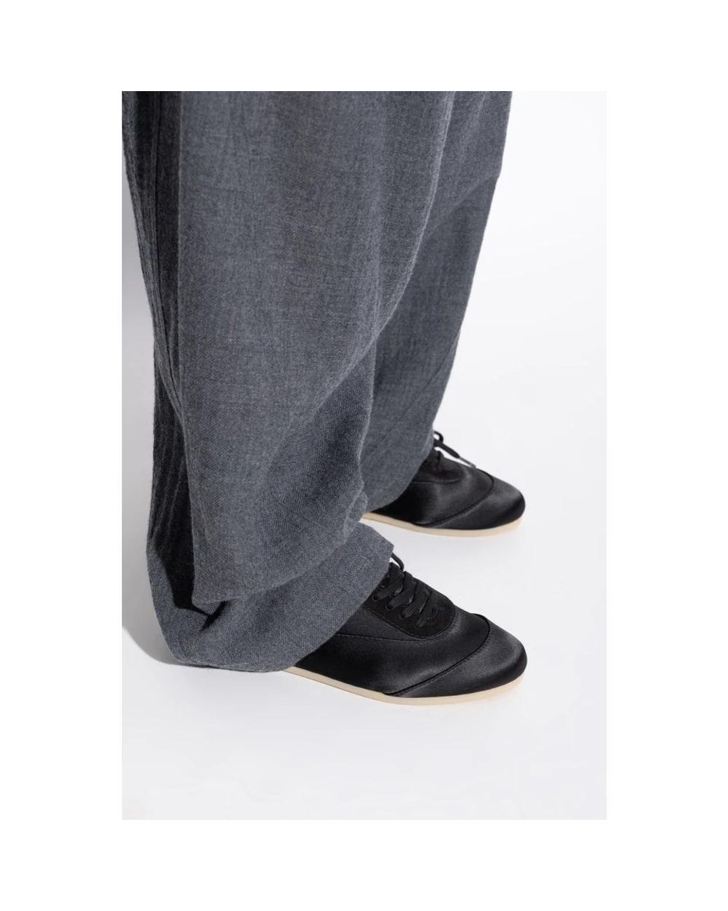 Jil Sander Black Sports Shoes