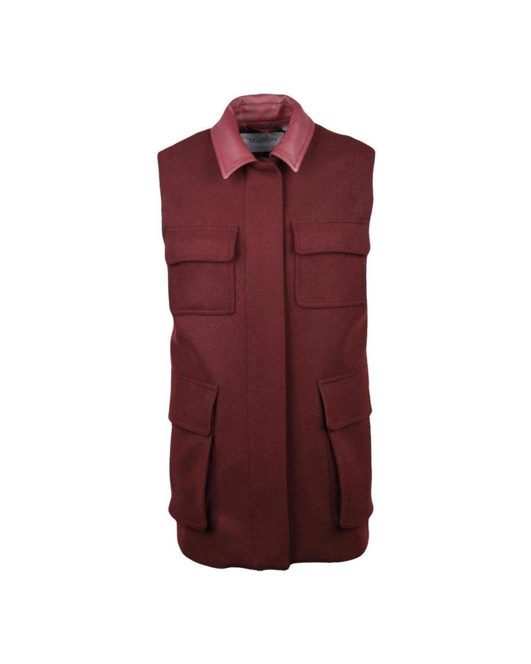 Max Mara Purple Waistcoats