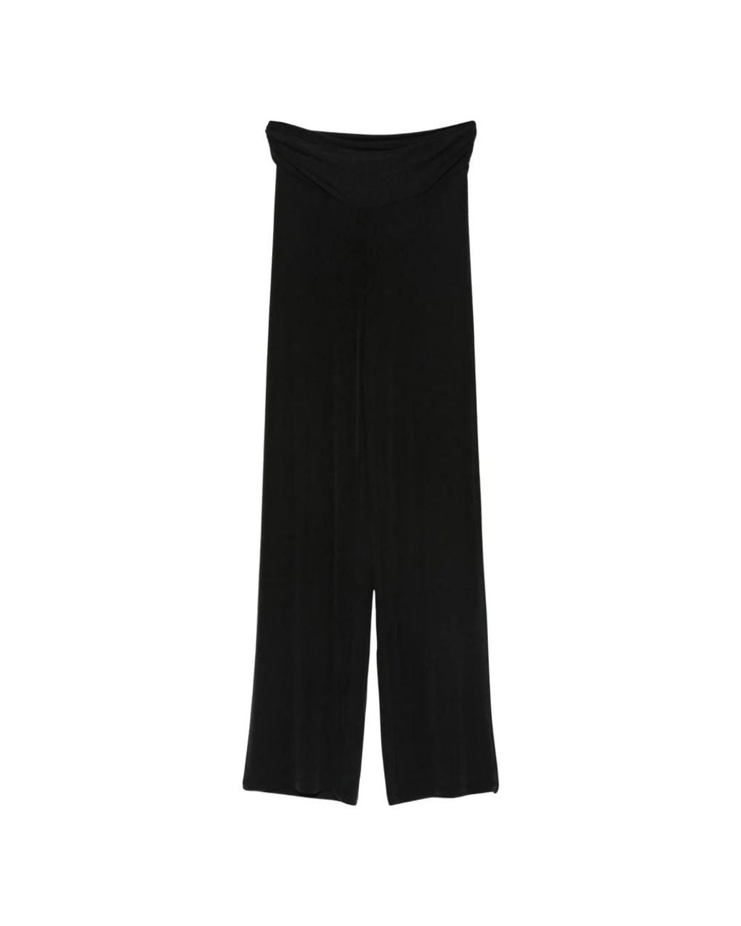 AYA MUSE Black Wide Trousers