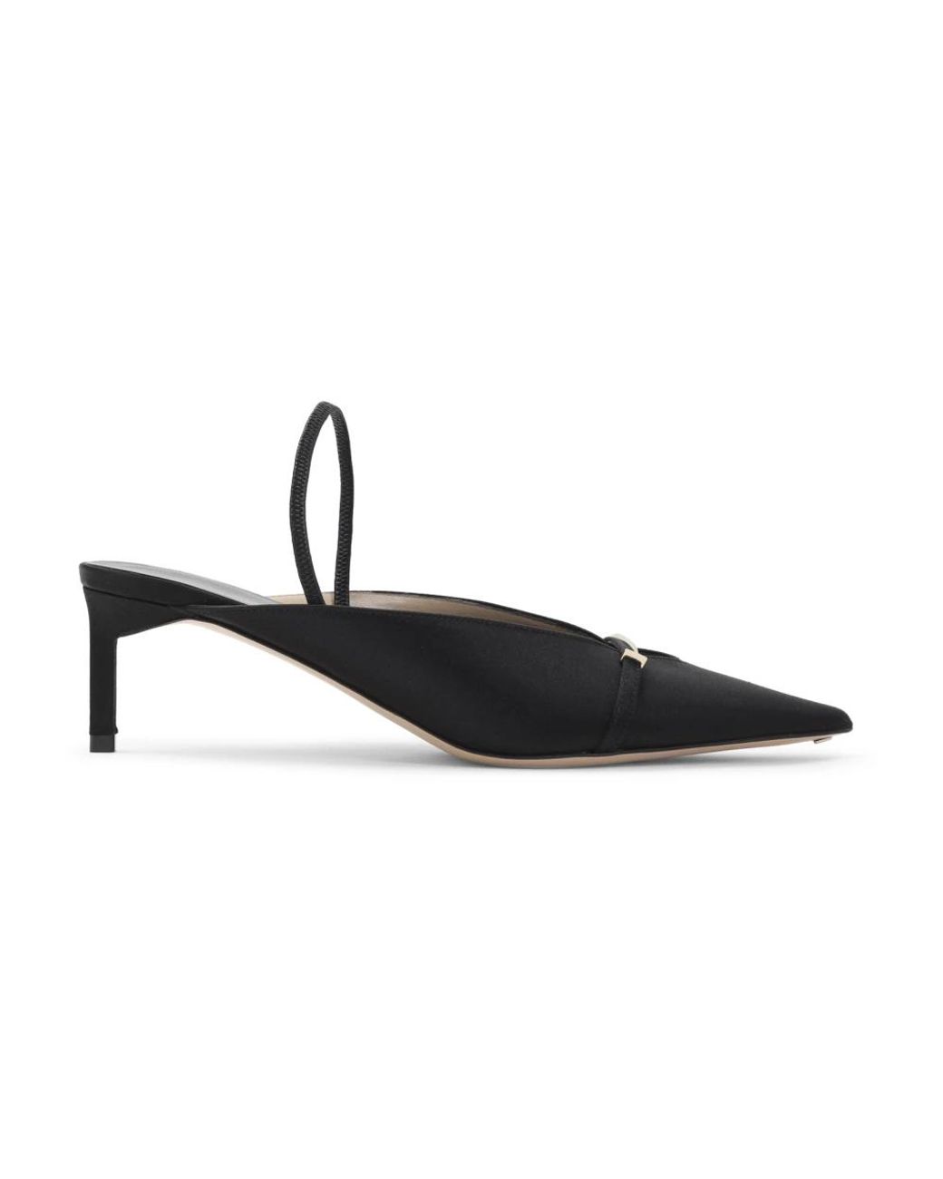 Tom Ford Black Satin-Mules