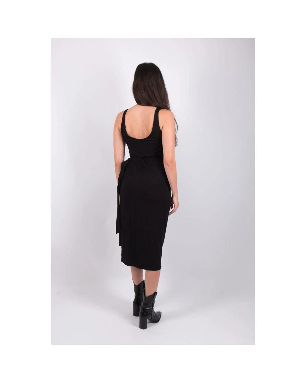 Midi Dresses Vince de color Black