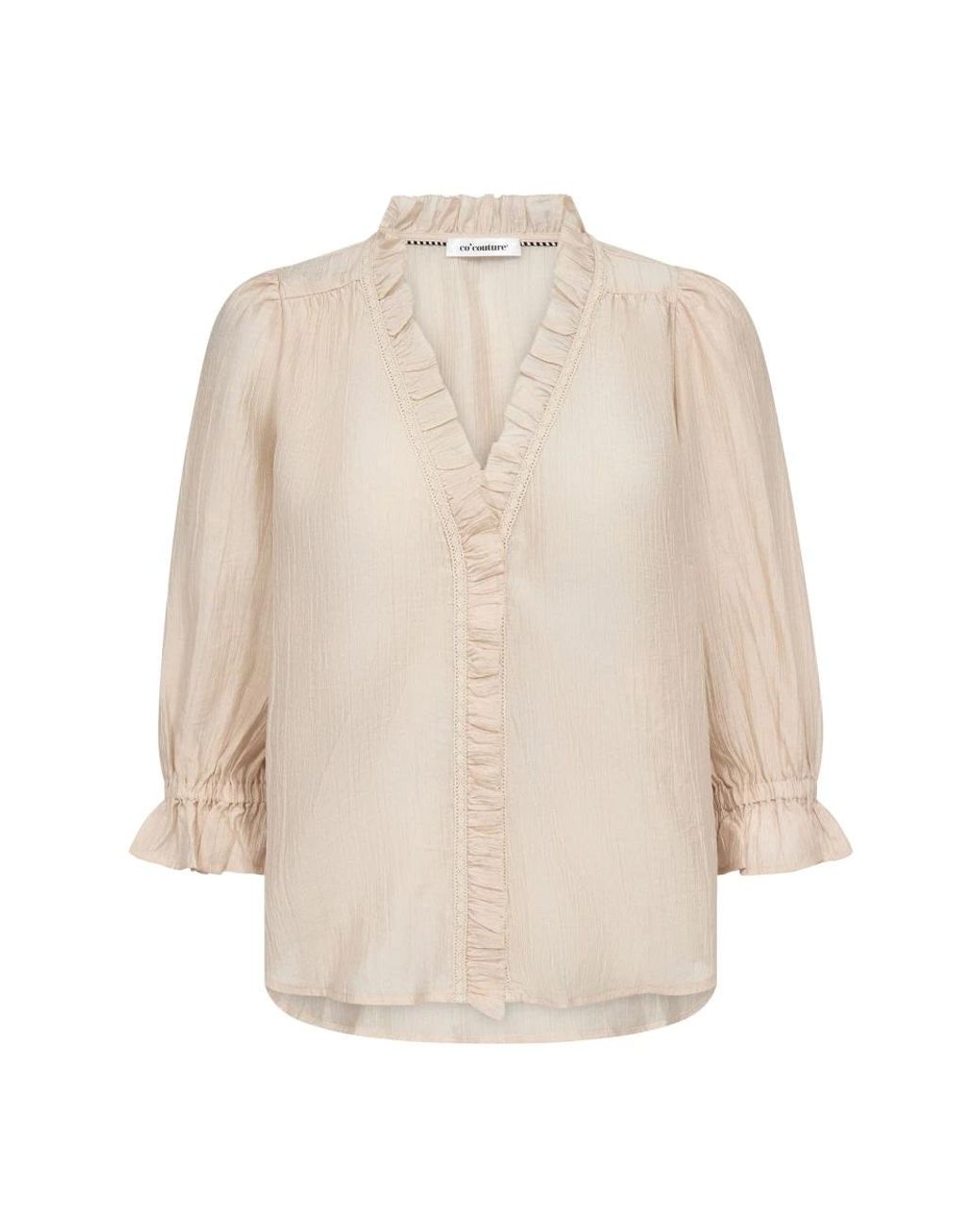 Blouses co'couture en coloris Natural