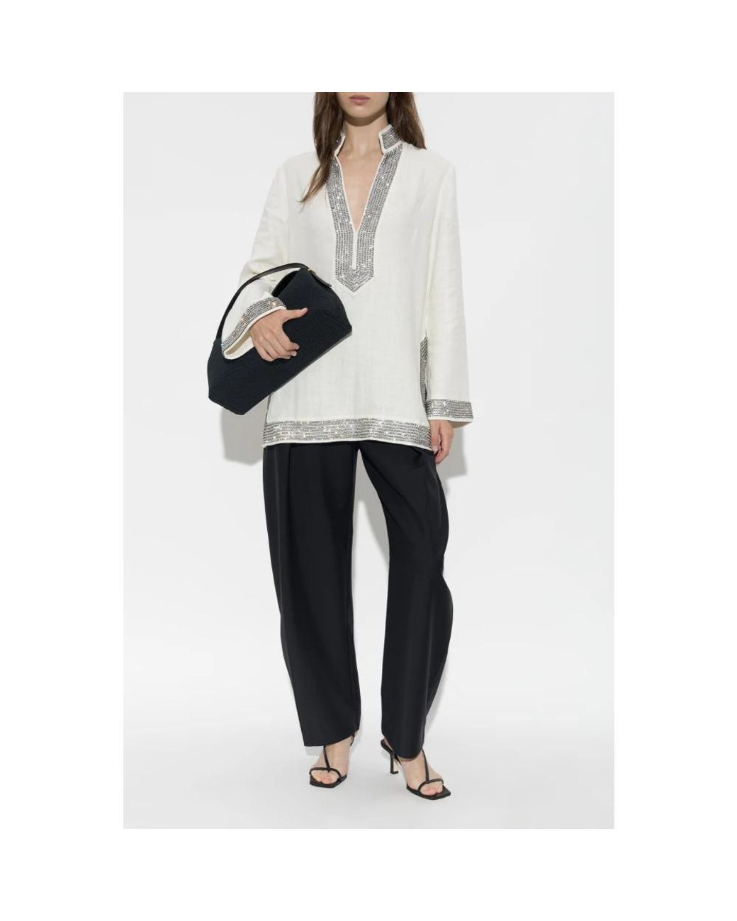 Tory Burch White Tunics