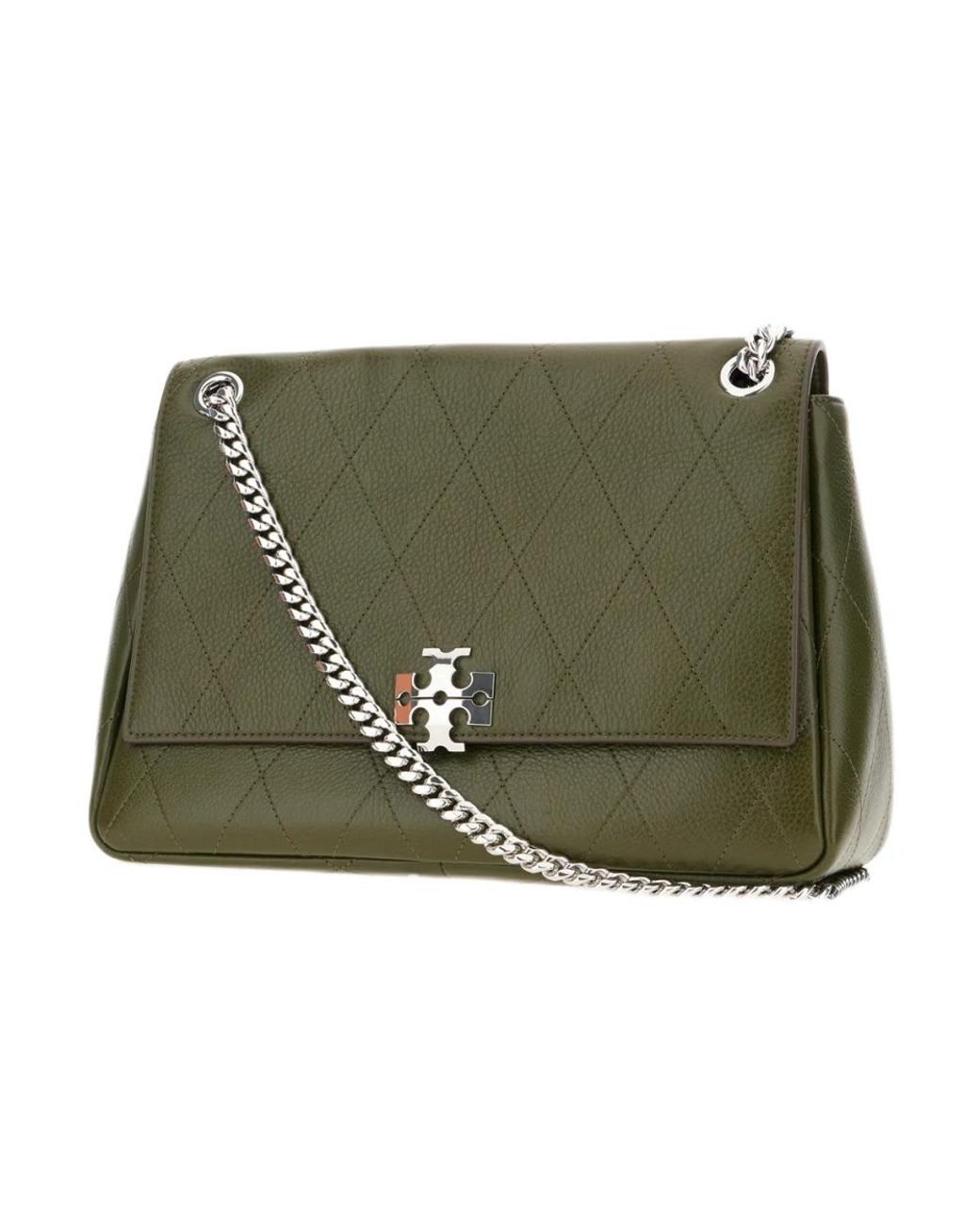Tory Burch Green Shoulder Bags