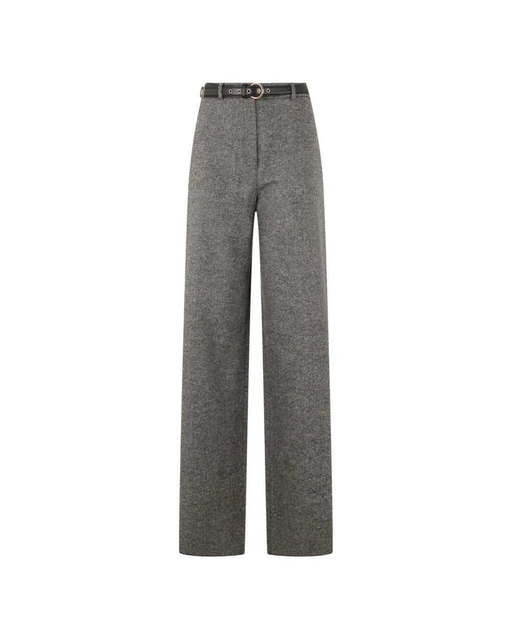 Max Mara Gray Wide Trousers