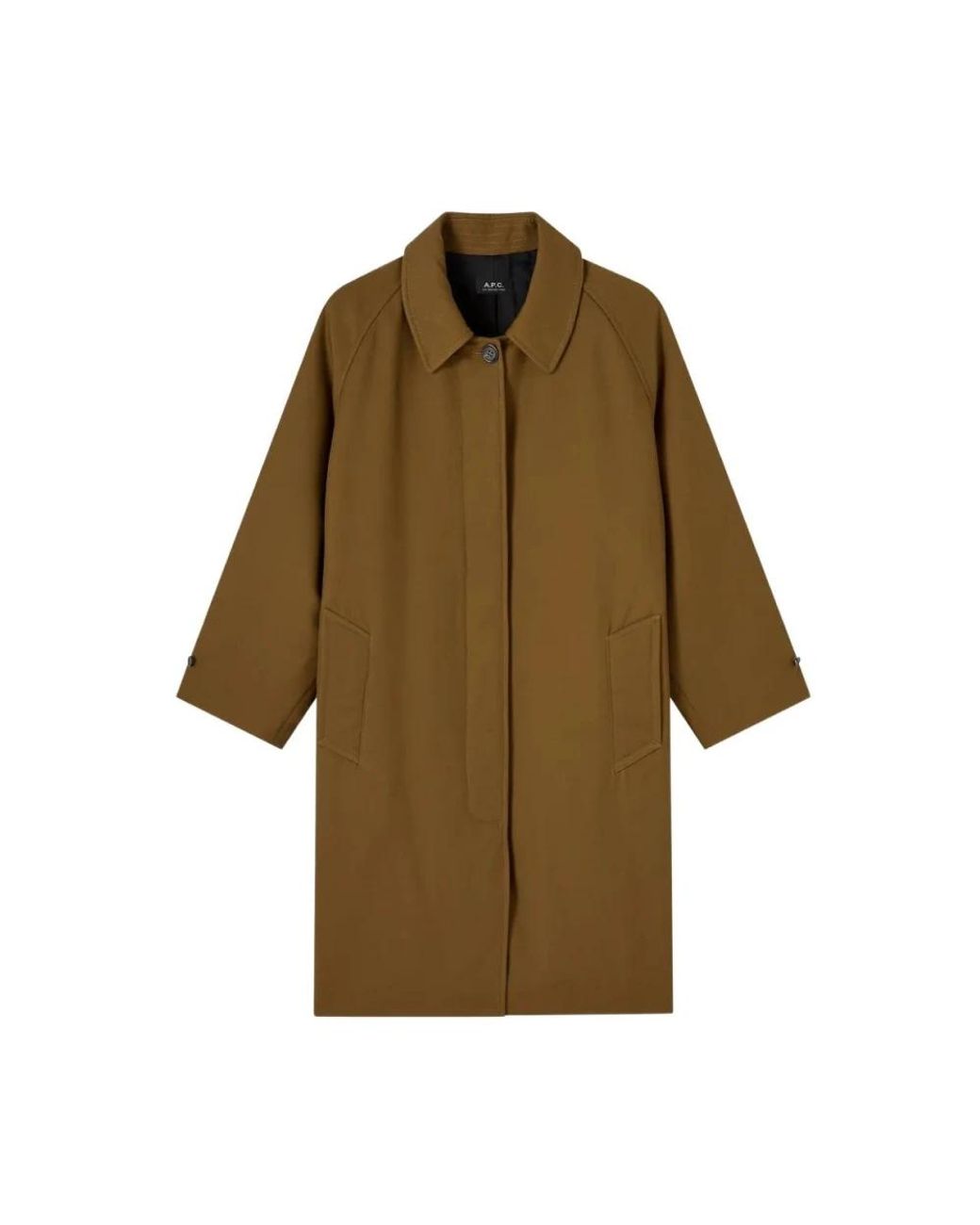 Single-Breasted Coats A.P.C. en coloris Green