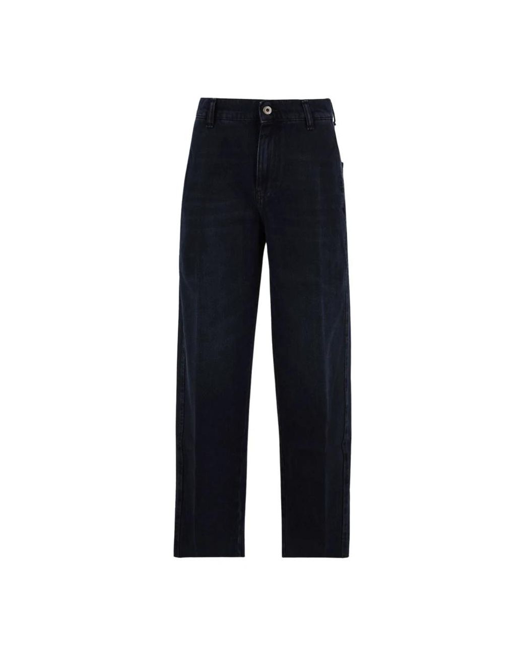 SOLOTRE Jeans ,Blauw ,Katoen Jeans Met Rafelrand in het Blue