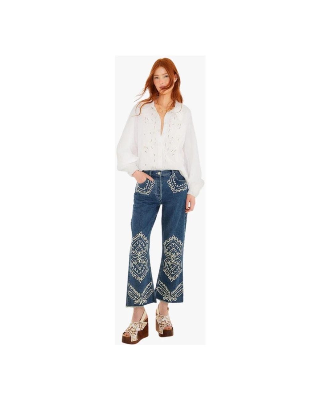 Farm Rio White Shirts