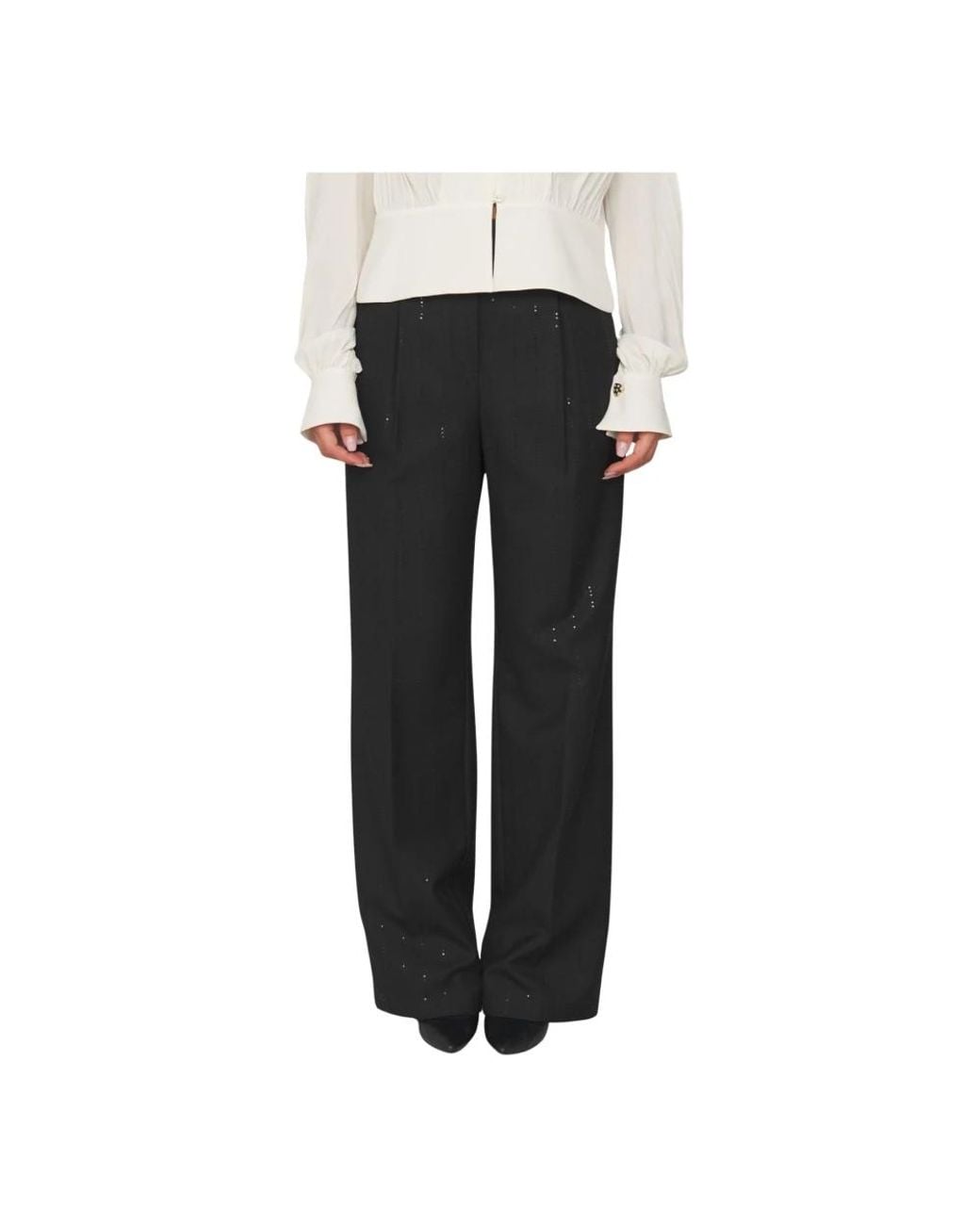 Twinset Black Wide Trousers