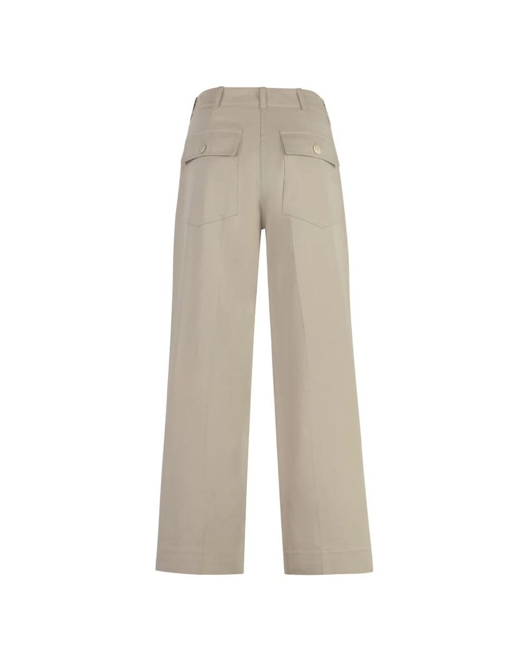 St. John Gray Wide Trousers