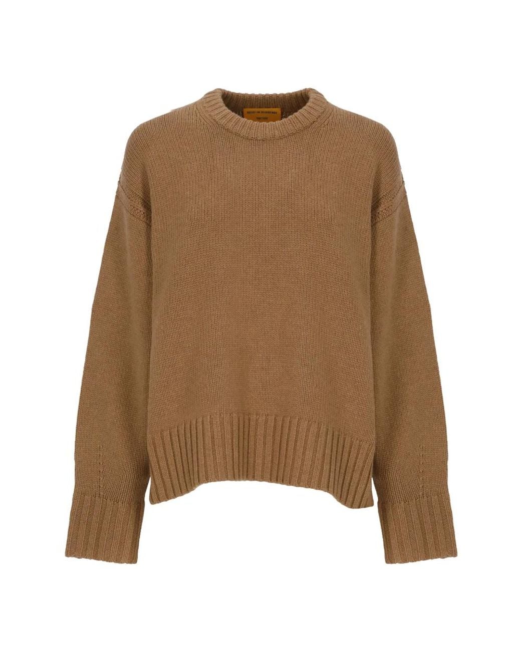 Guest In Residence Brown Round-Neck Knitwear