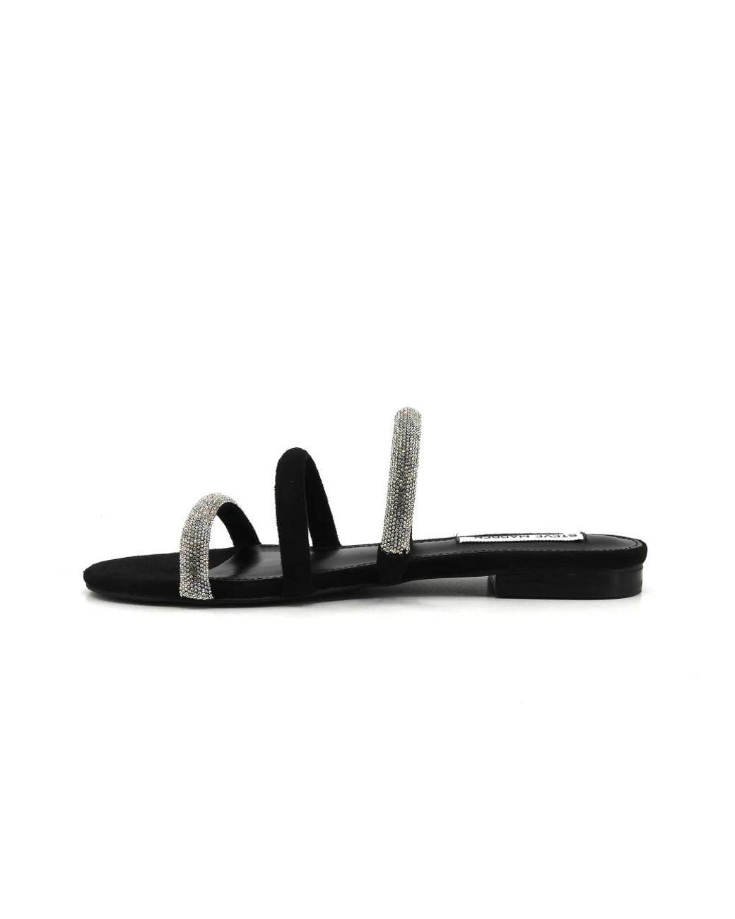 Steve Madden Black Sliders