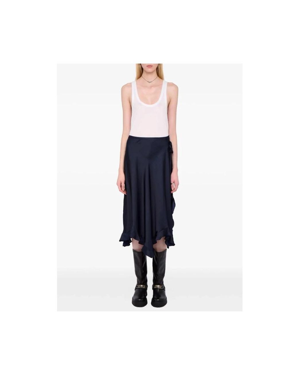 Zadig & Voltaire Blue Midi Skirts