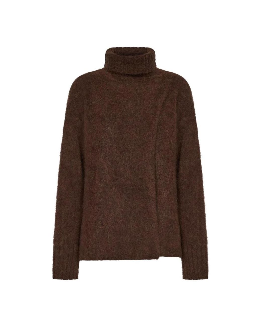 Uma Wang Brown Rollkragenpullover