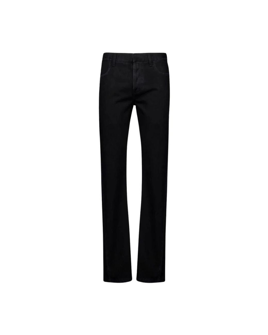 McQueen Black Straight Fit Jeans for men