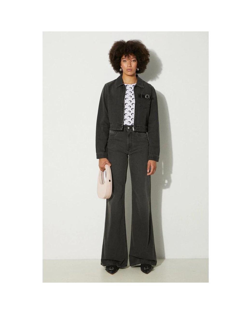 Wide Jeans di Coperni in Black