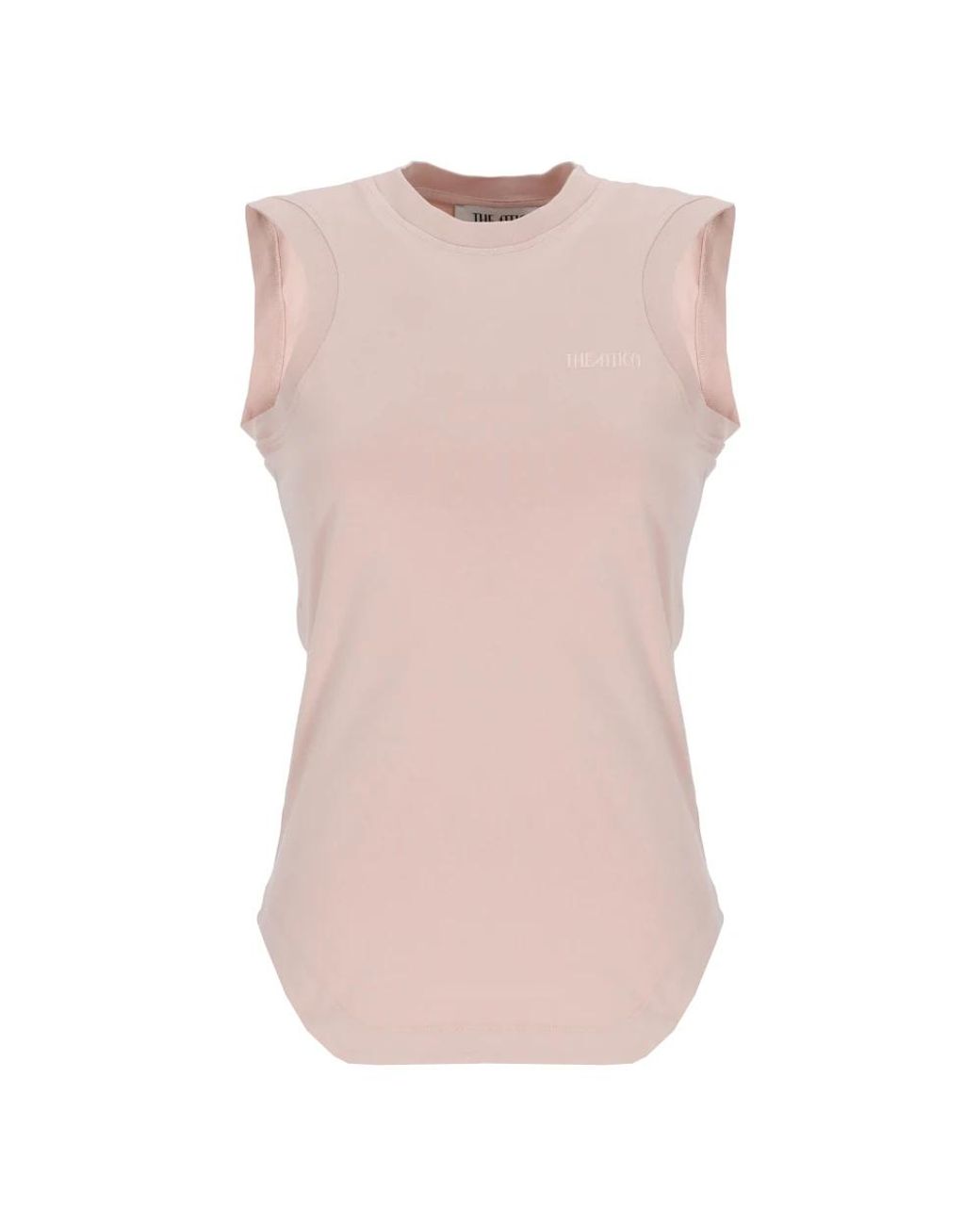 The Attico Pink Sleeveless Tops