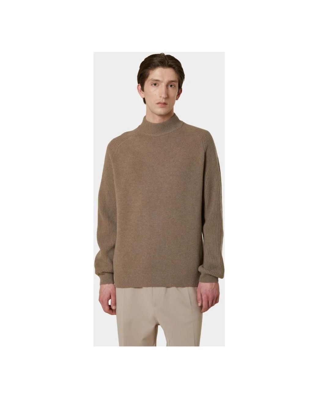 Daniele Fiesoli Brown Turtlenecks for men