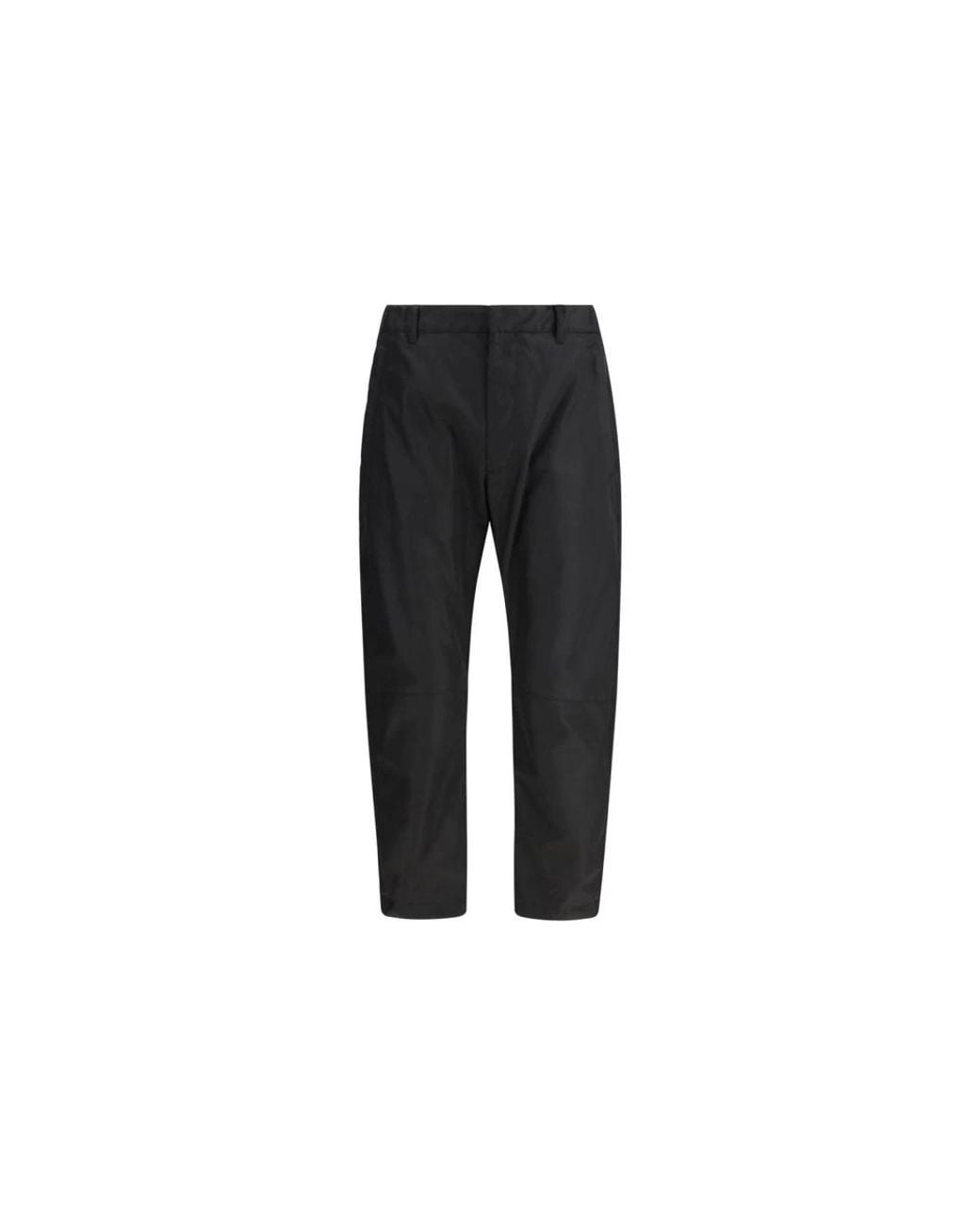 Cropped Trousers Prada de hombre de color Black