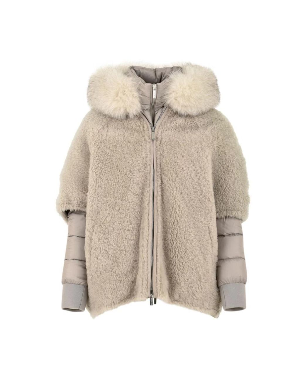 Moorer Natural Faux Fur & Shearling Jackets