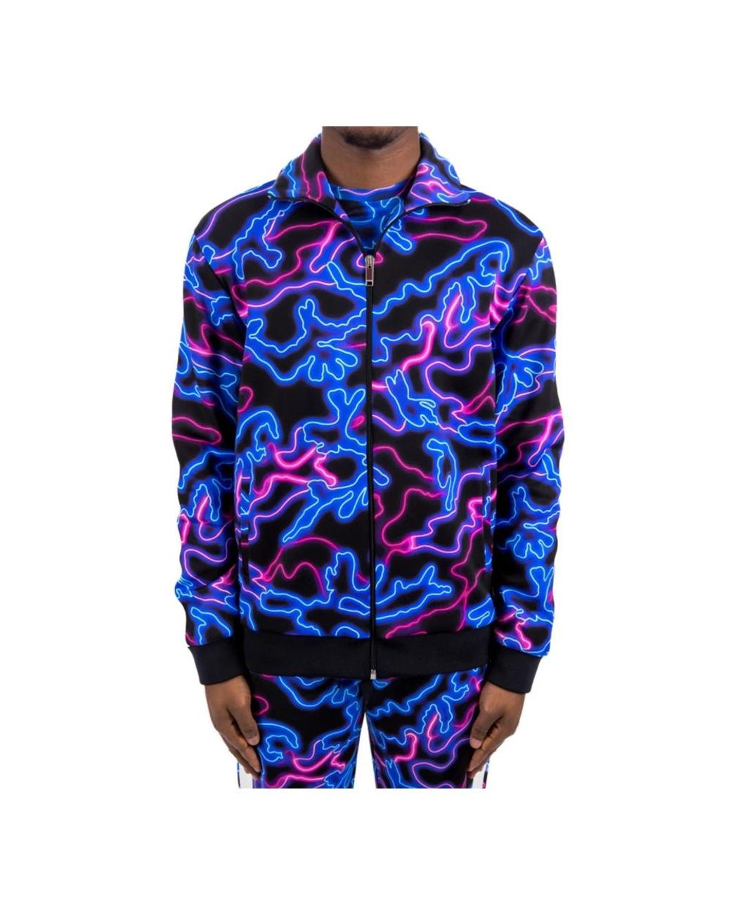 Valentino Blue Zip-Throughs for men