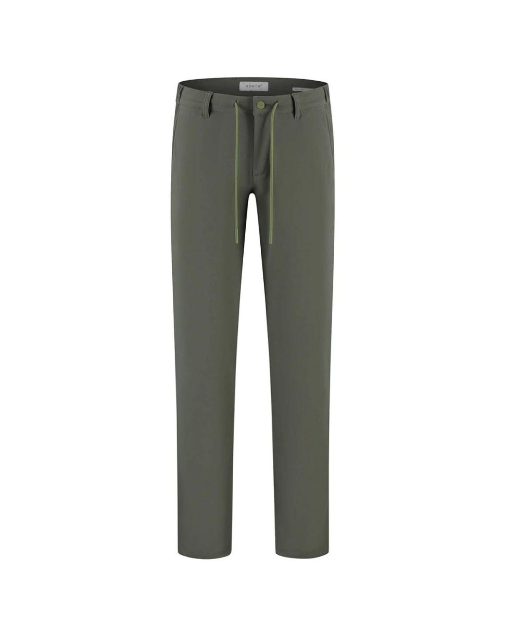 North84 Green Slim-Fit Trousers for men