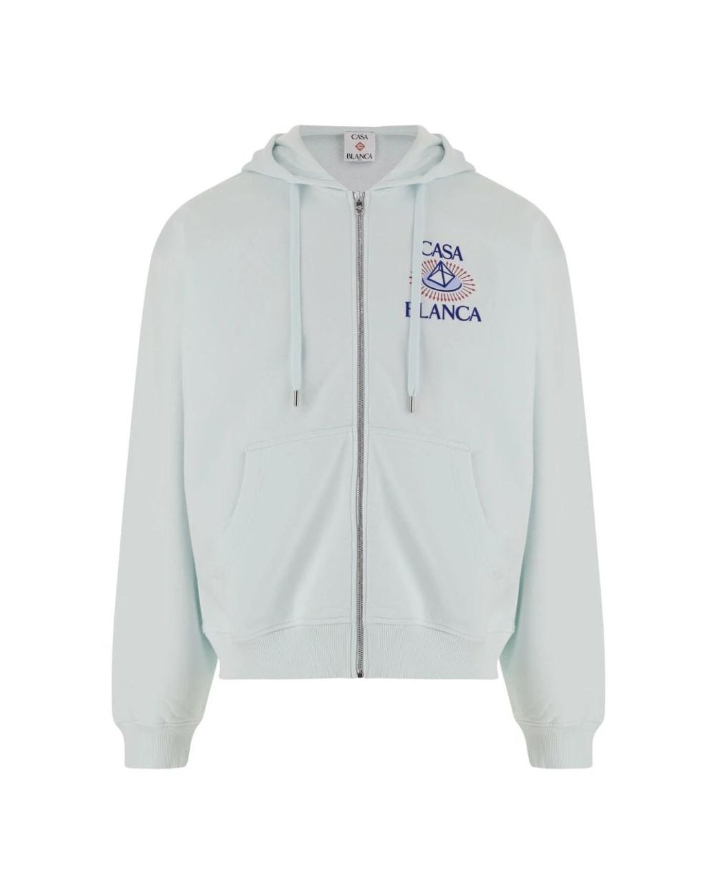 Casablanca Blue Zip-Throughs for men