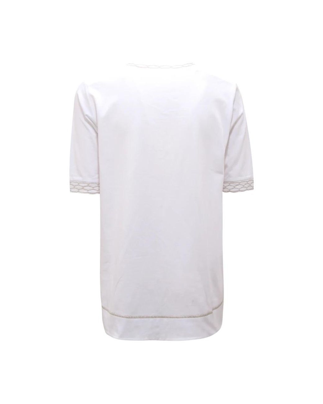 D.exterior White T-Shirts