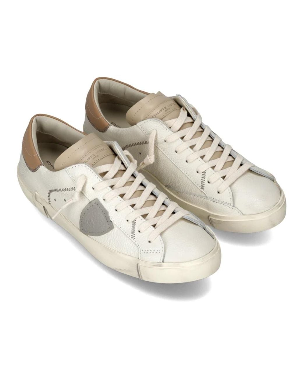 Philippe Model White Sneakers for men