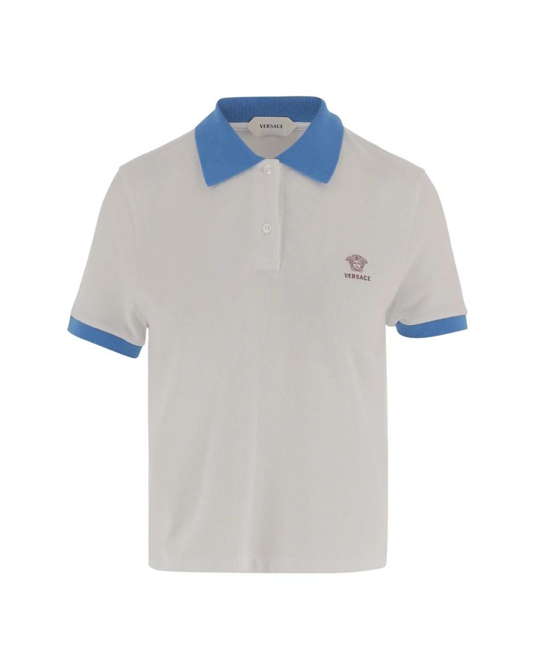 Versace Blue Polo Shirts