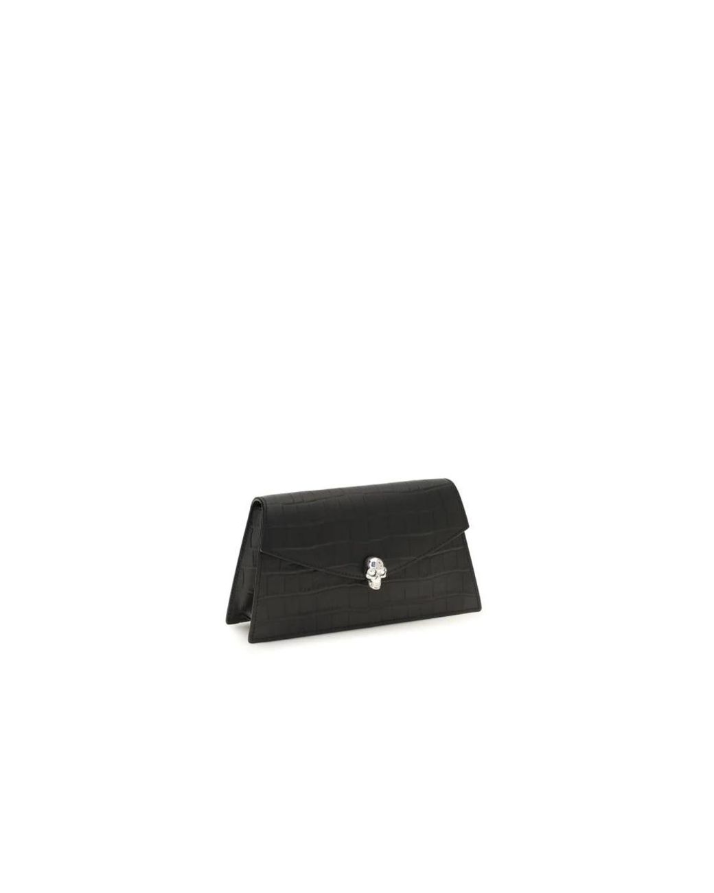 McQueen Black Cross Body Bags