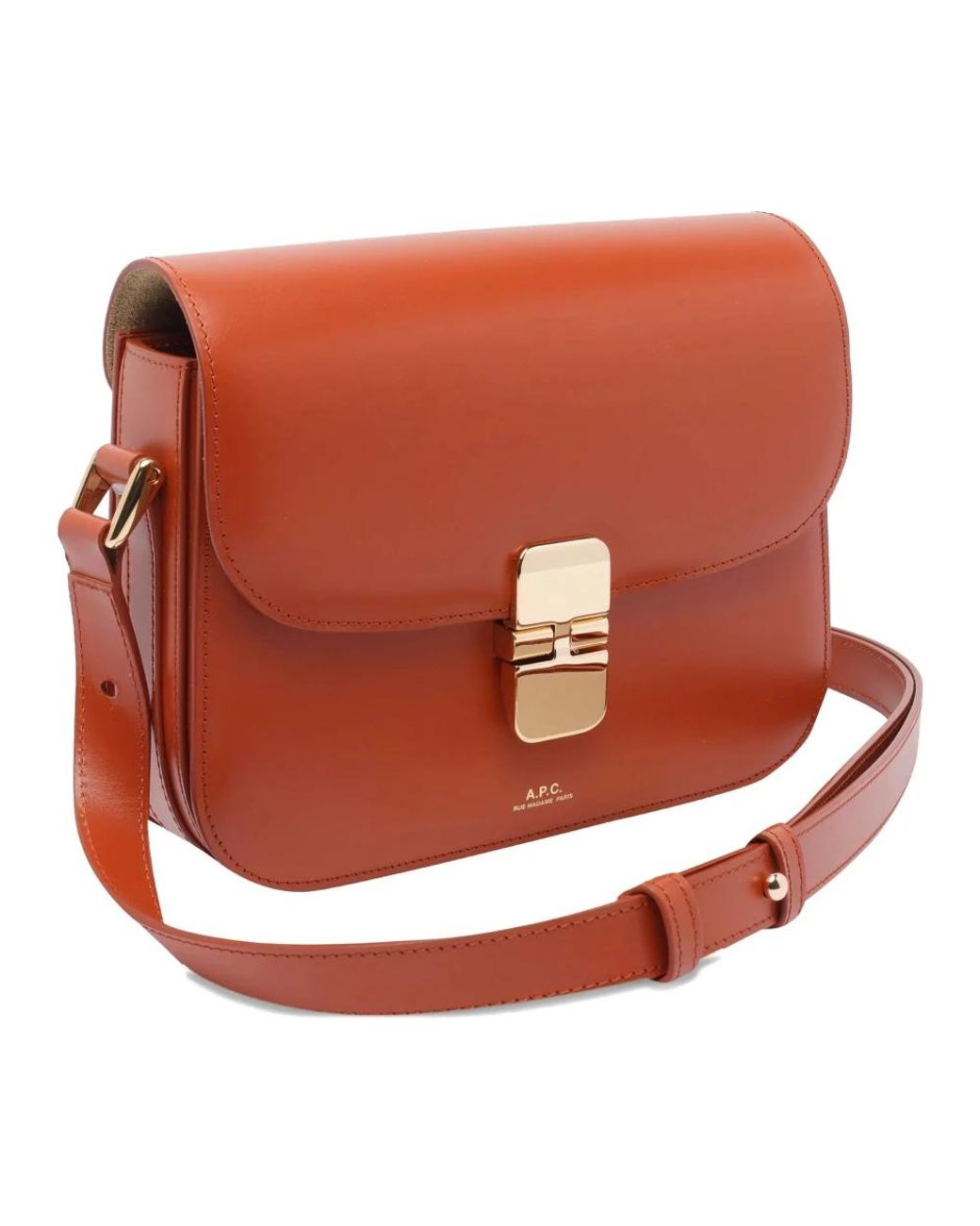 A.P.C. Orange Cross Body Bags