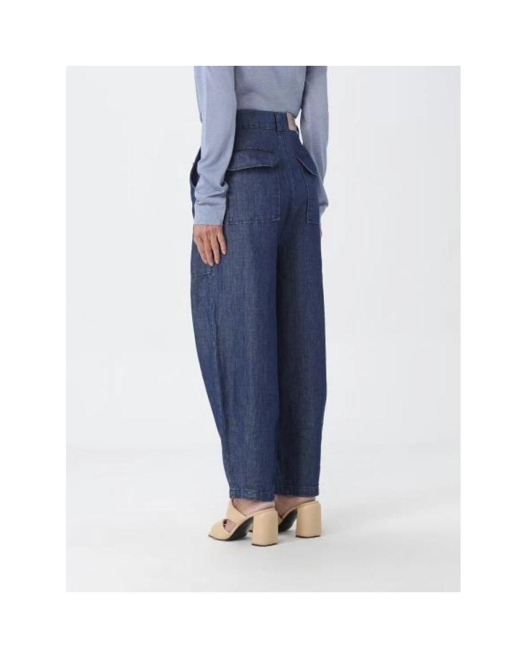 ALESSIA SANTI Blue Straight Fit Jeans
