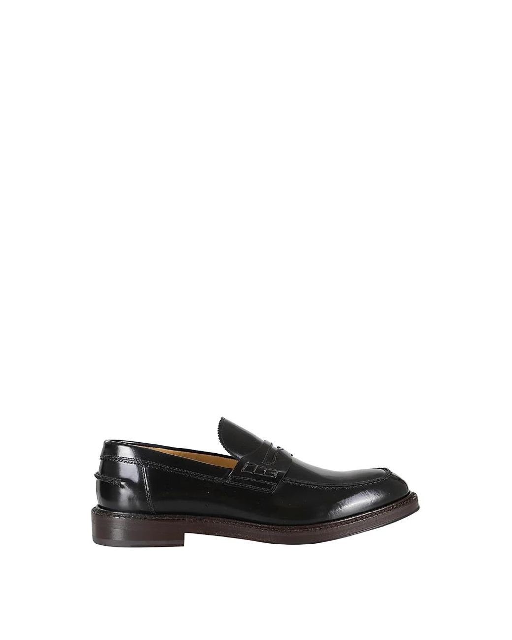 Loafers Corvari de hombre de color Black