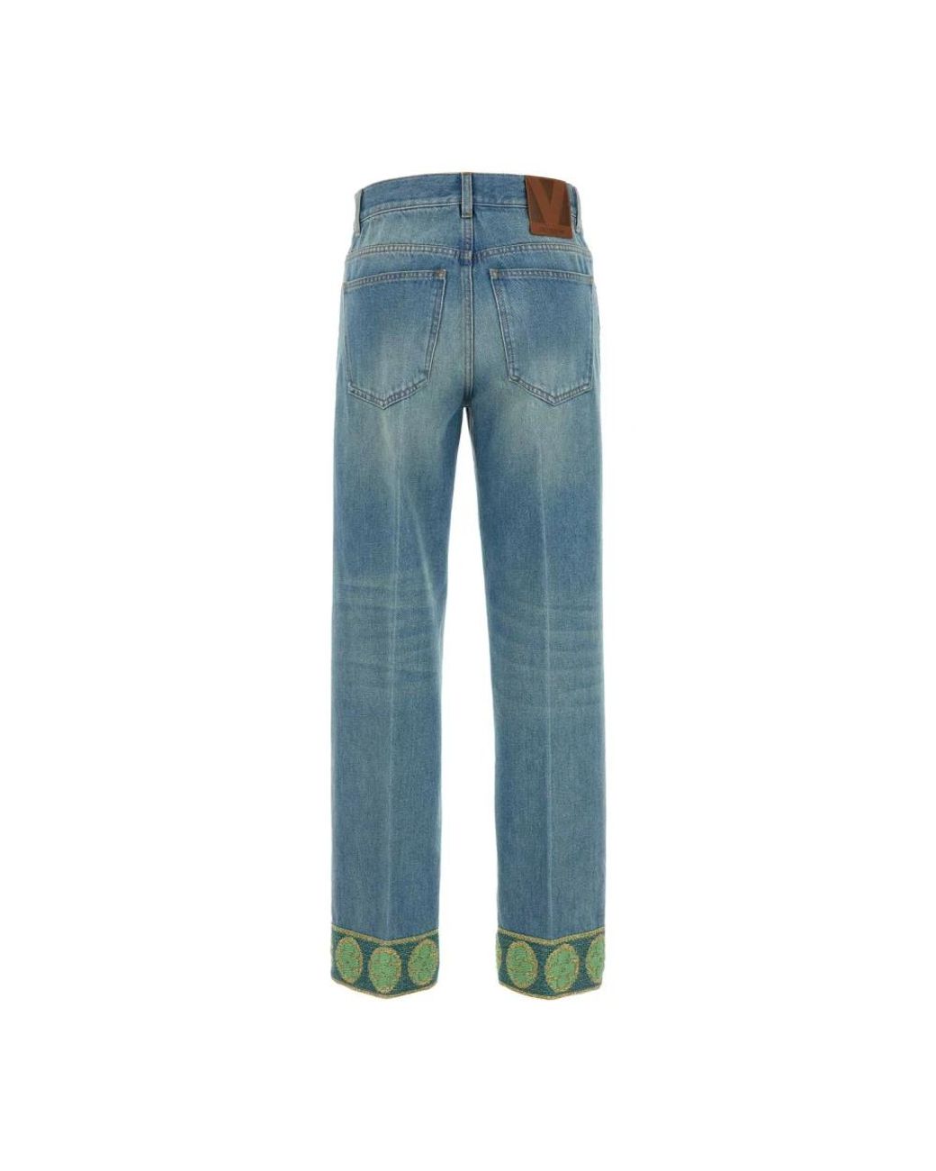 Valentino Garavani Blue Straight Fit Jeans