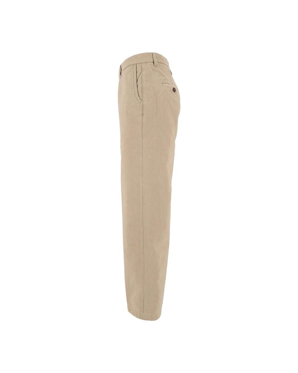 Tela Genova Natural Wide Trousers for men